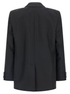 Gucci Black Polyester Blazer Gucci