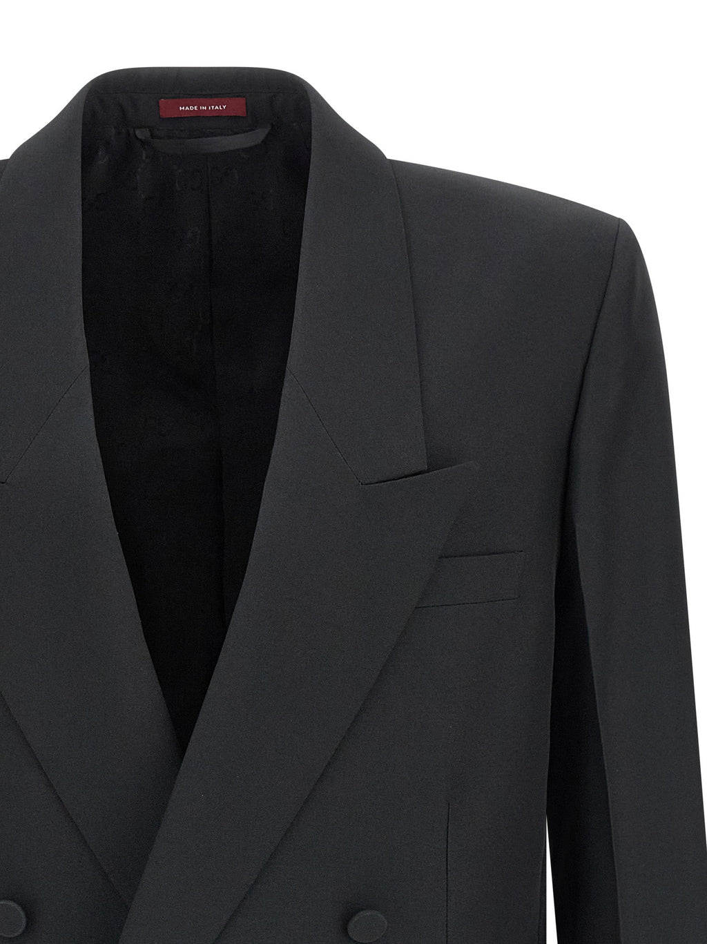 Gucci Black Polyester Blazer Gucci