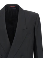 Gucci Black Polyester Blazer Gucci