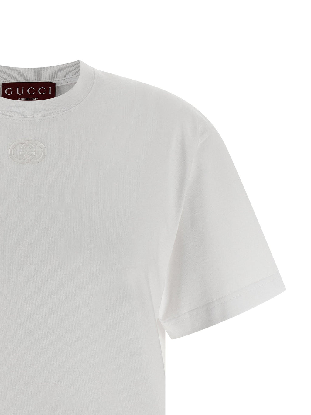 Gucci White Cotton T-Shirt Gucci
