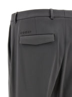Gucci Gray Wool Dress Pants Gucci