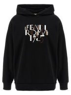 Fendi Black Cotton Sweatshirt Fendi
