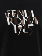Fendi Black Cotton Sweatshirt Fendi