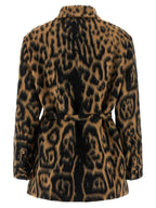 Fendi Beige Virgin Wool Coat Fendi