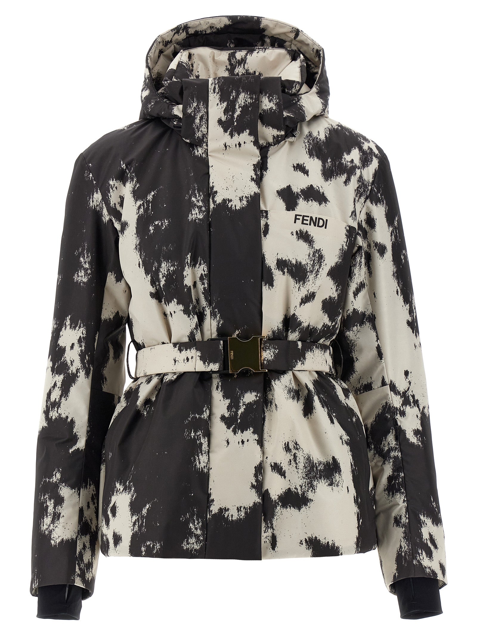 Fendi Multicolor Polyester Shell Jacket Fendi
