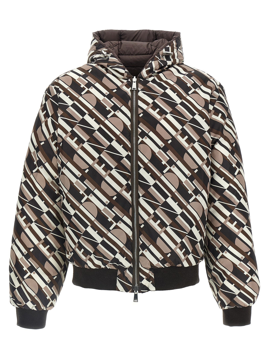 Fendi Multicolor Polyester Shell Jacket Fendi