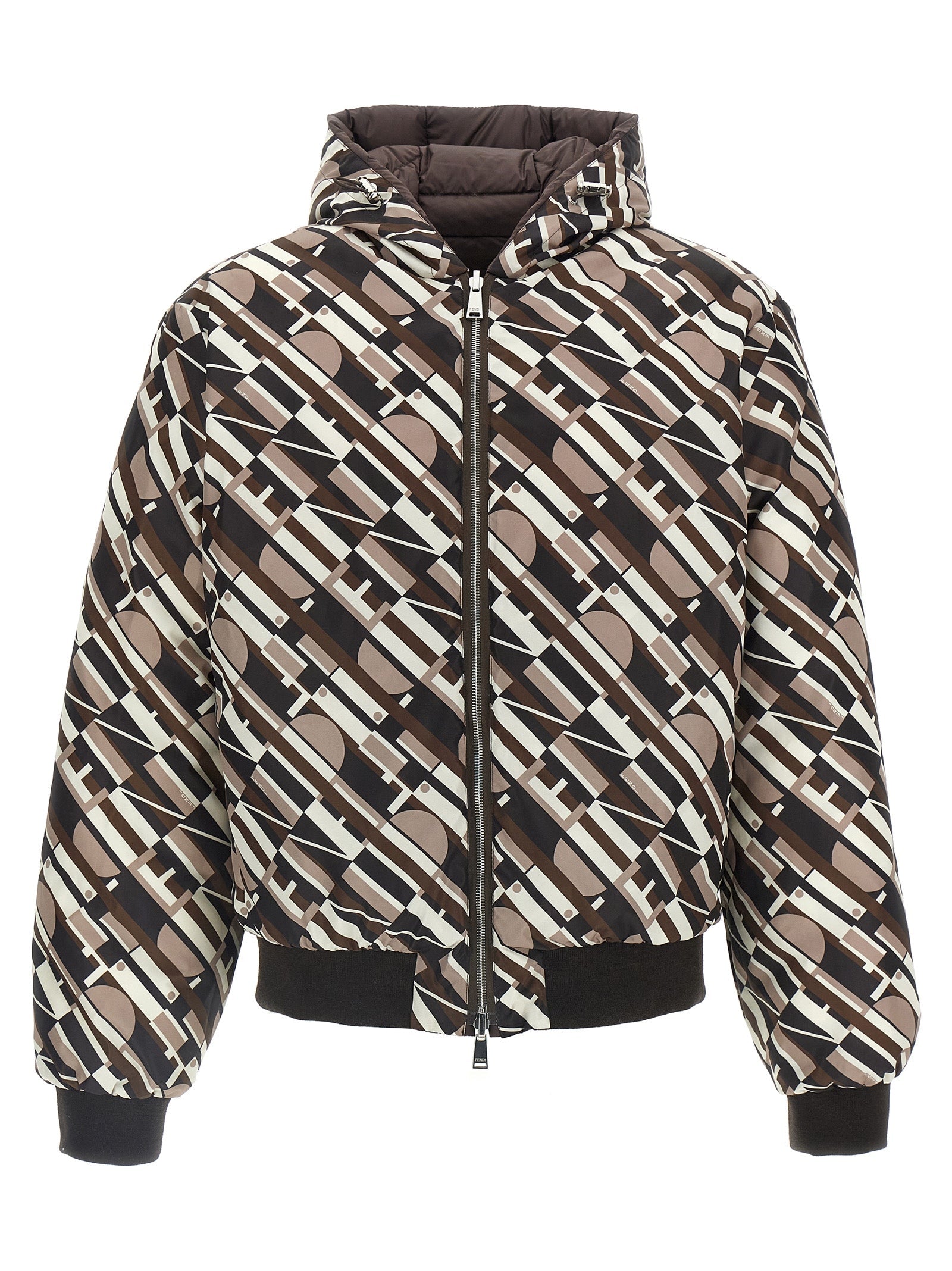 Fendi Multicolor Polyester Shell Jacket Fendi