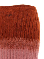 Fendi Multicolor Wool Midi Skirt Fendi
