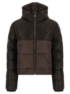 Fendi Brown Cotton Full-Length Jacket Fendi