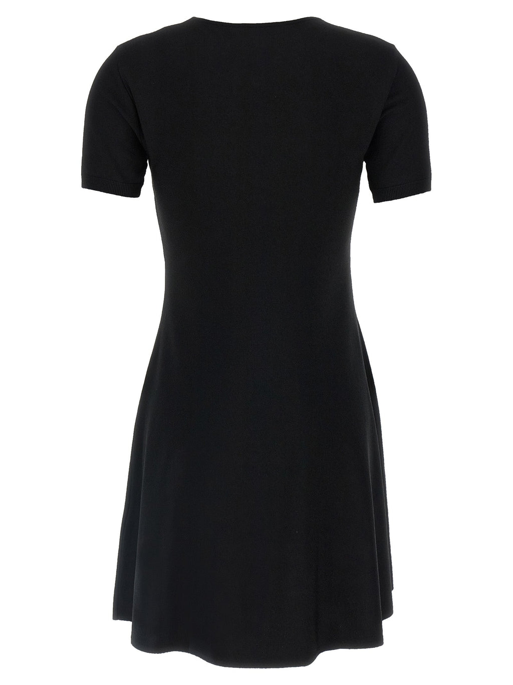 Valentino Garavani Black Viscose Short Dress Valentino Garavani