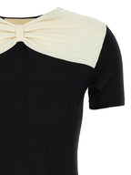 Valentino Garavani Black Viscose Short Dress Valentino Garavani
