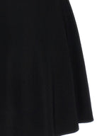 Valentino Garavani Black Viscose Short Dress Valentino Garavani