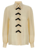 Valentino Garavani Beige Silk Blouse Valentino Garavani