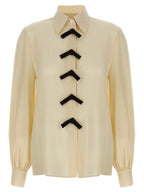 Valentino Garavani Beige Silk Blouse Valentino Garavani