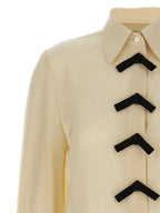 Valentino Garavani Beige Silk Blouse Valentino Garavani