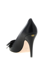Valentino Garavani Black Calfskin High Heel Pumps Valentino Garavani