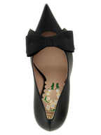 Valentino Garavani Black Calfskin High Heel Pumps Valentino Garavani