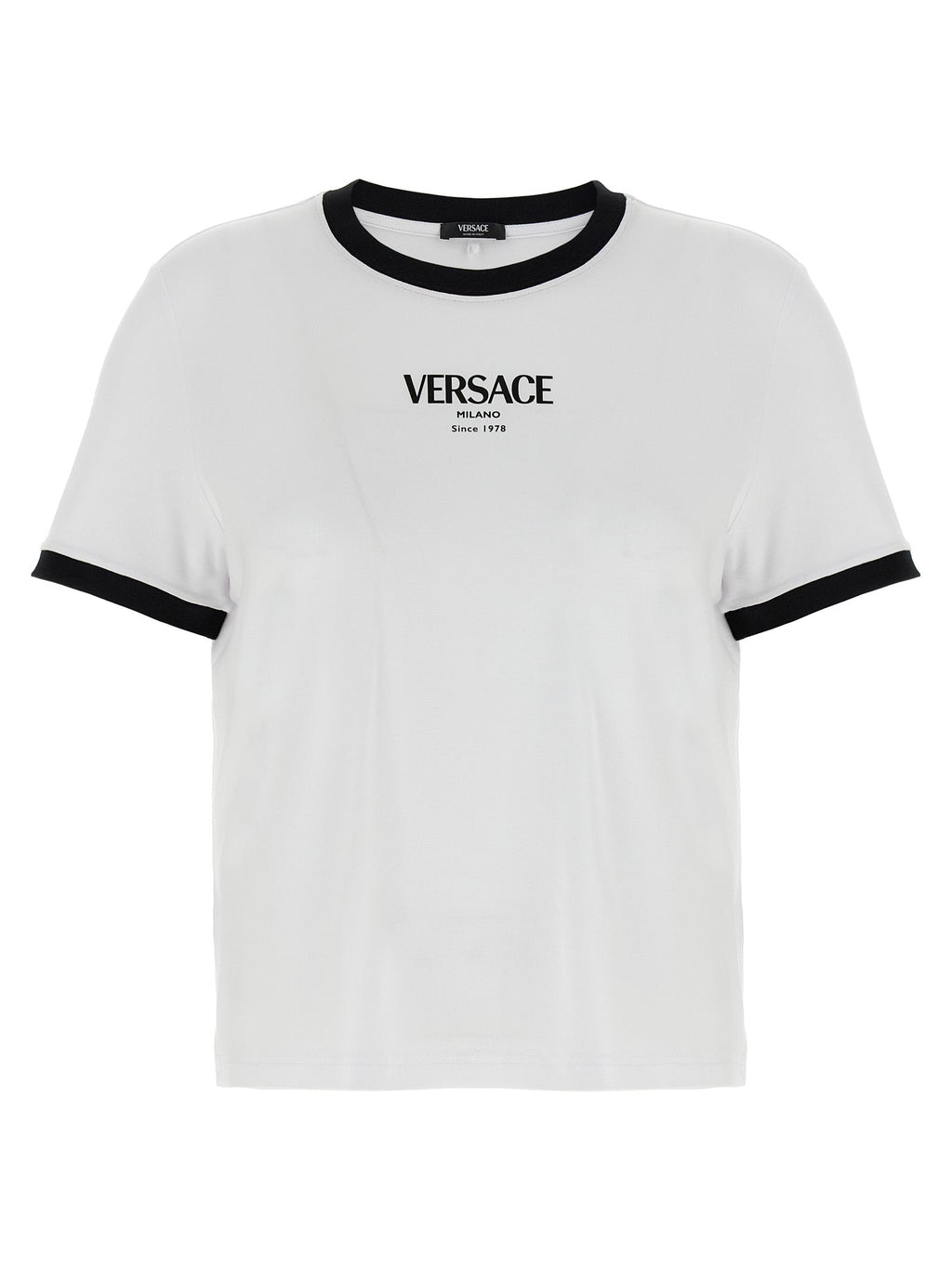 Versace Bicolor Viscose T-Shirt Versace
