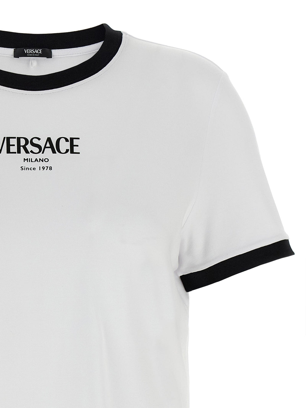 Versace Bicolor Viscose T-Shirt Versace