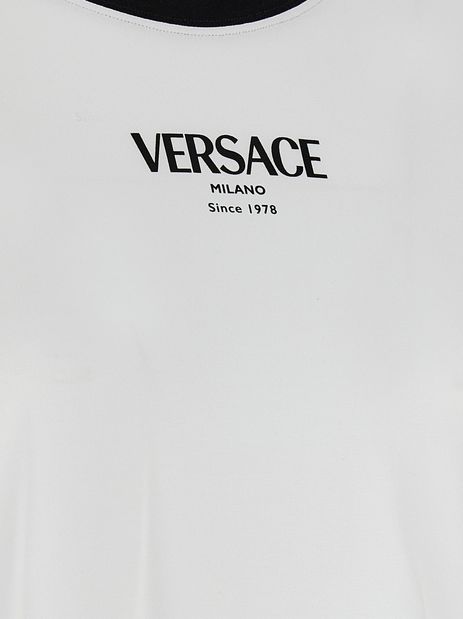 Versace Bicolor Viscose T-Shirt Versace