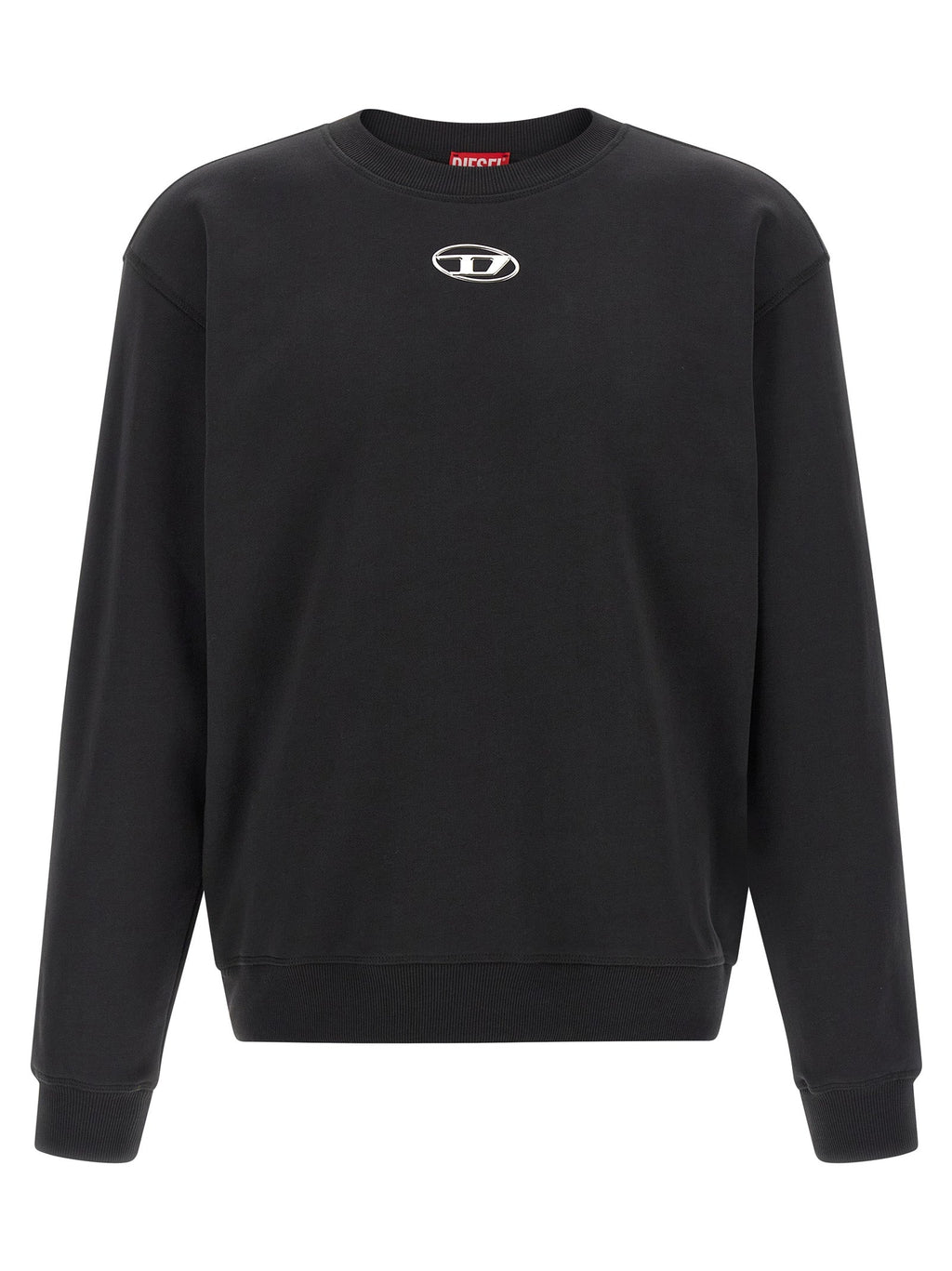 Diesel Black Cotton Sweatshirt Diesel