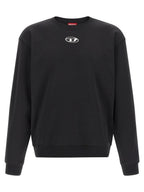 Diesel Black Cotton Sweatshirt Diesel