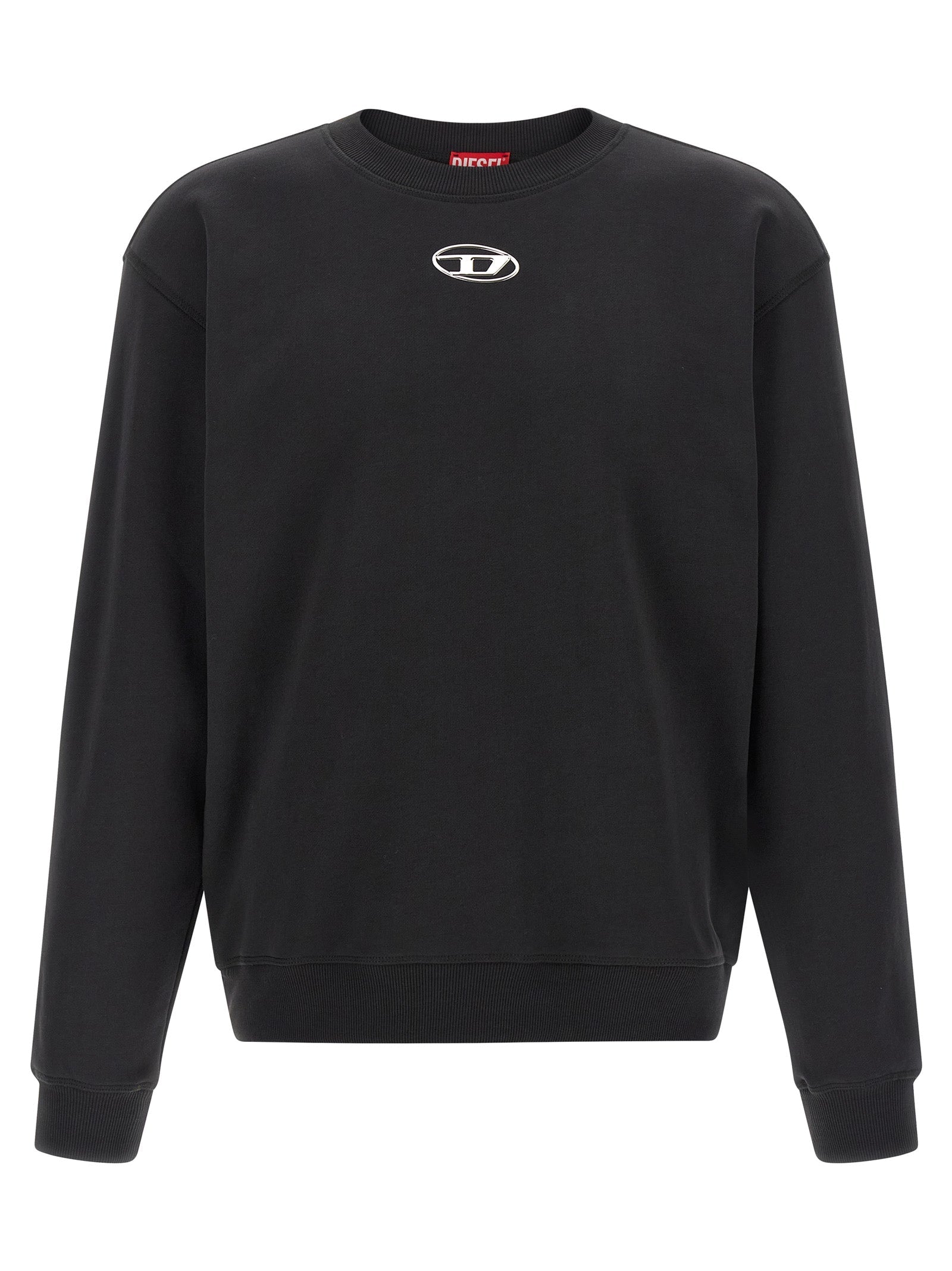 Diesel Black Cotton Sweatshirt Diesel