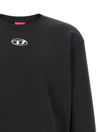 Diesel Black Cotton Sweatshirt Diesel