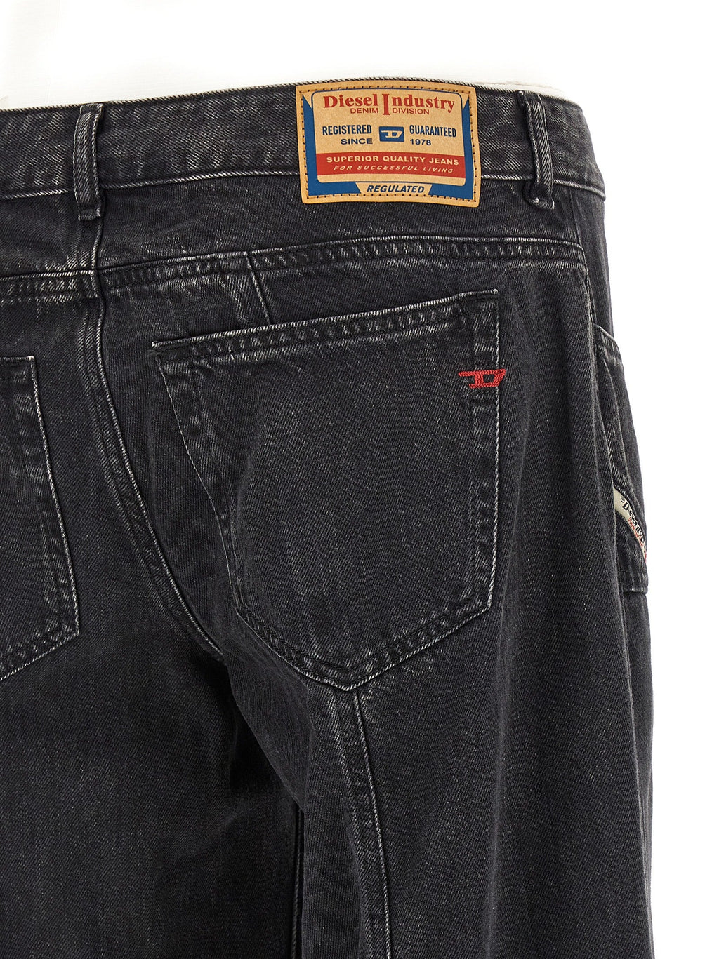 Diesel Black Cotton Jeans Denim Diesel