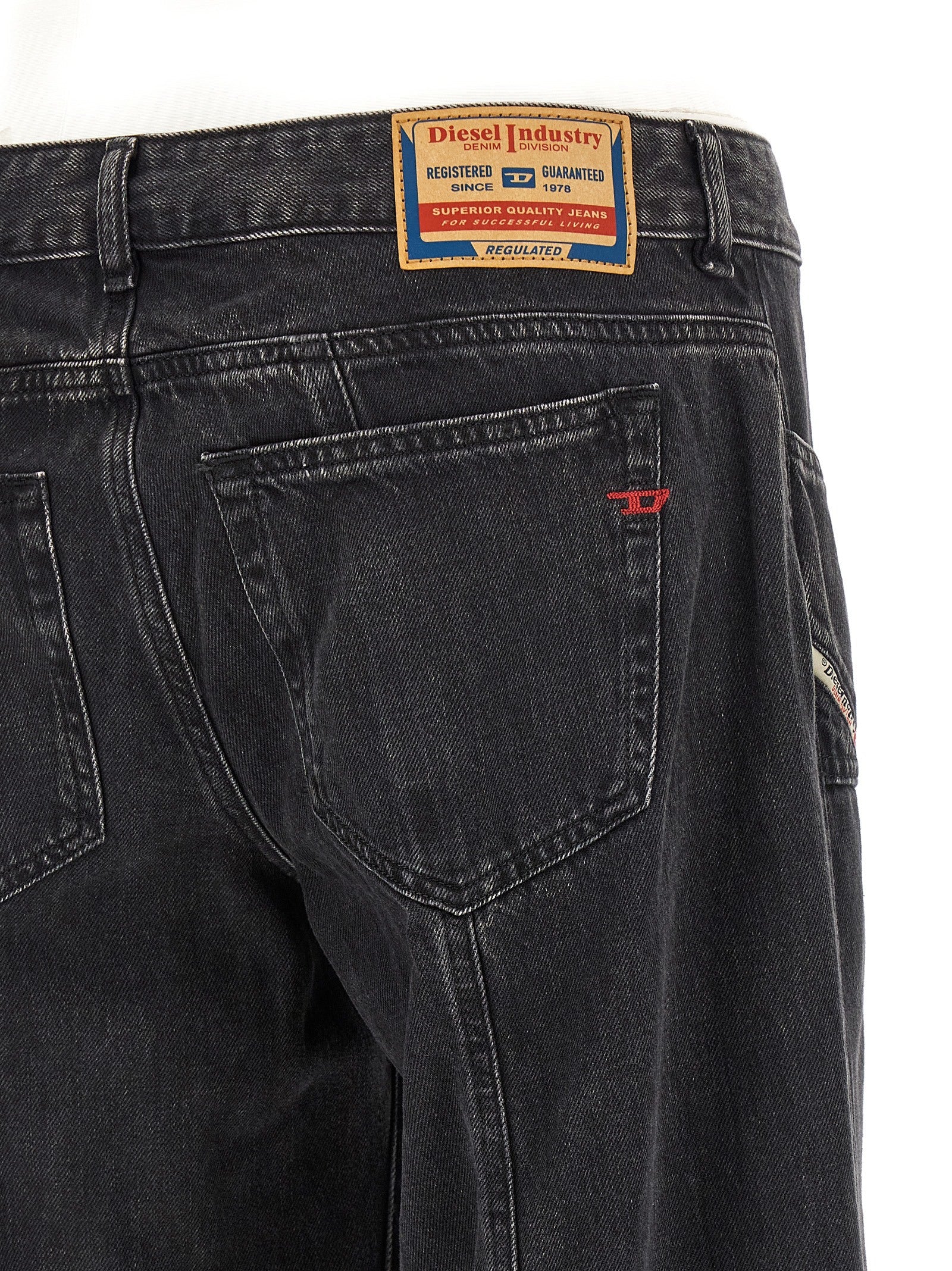 Diesel Black Cotton Jeans Denim Diesel