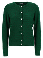 Versace Bicolor Viscose Cardigan Versace