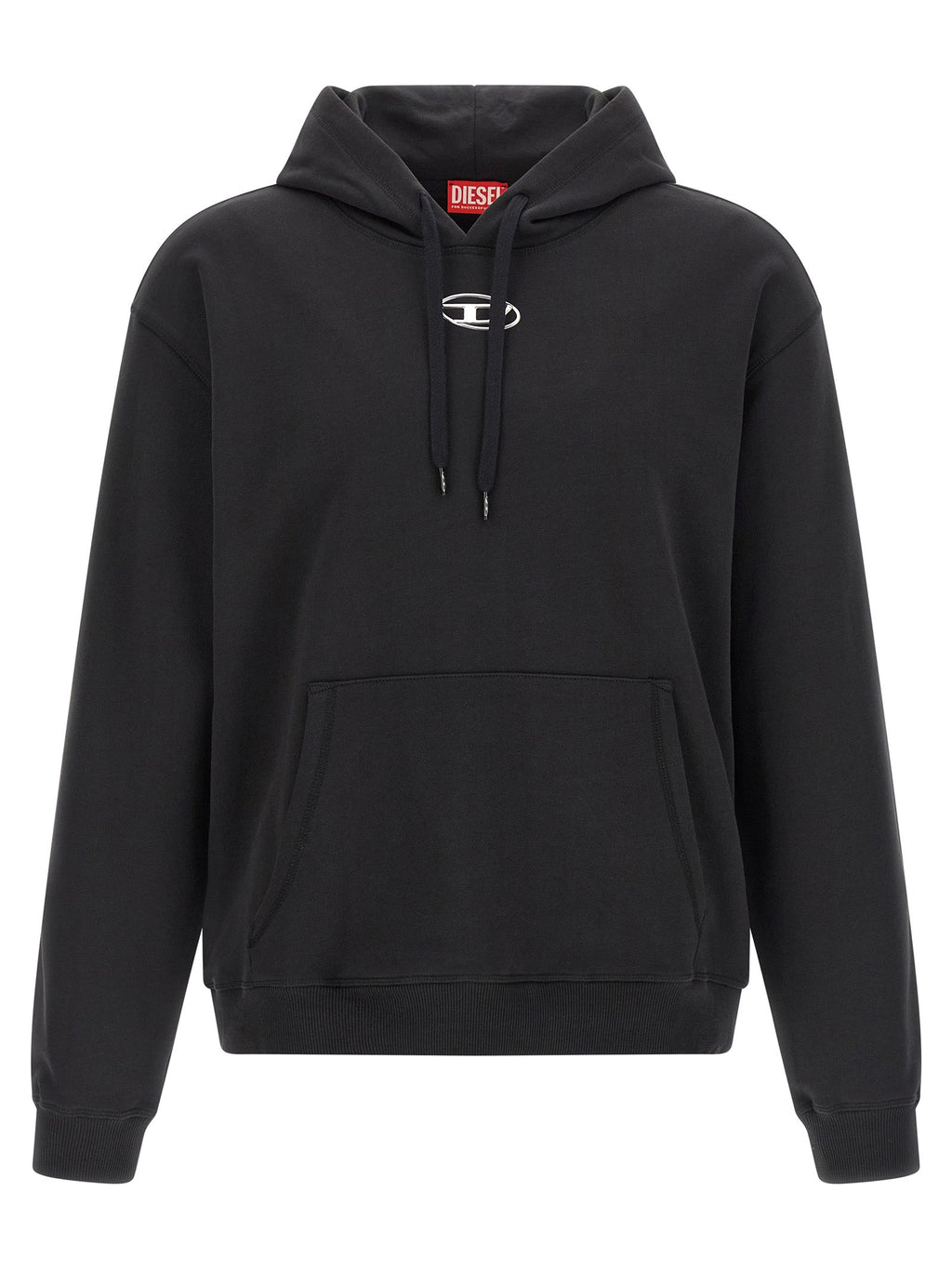 Diesel Black Cotton Sweatshirt Diesel