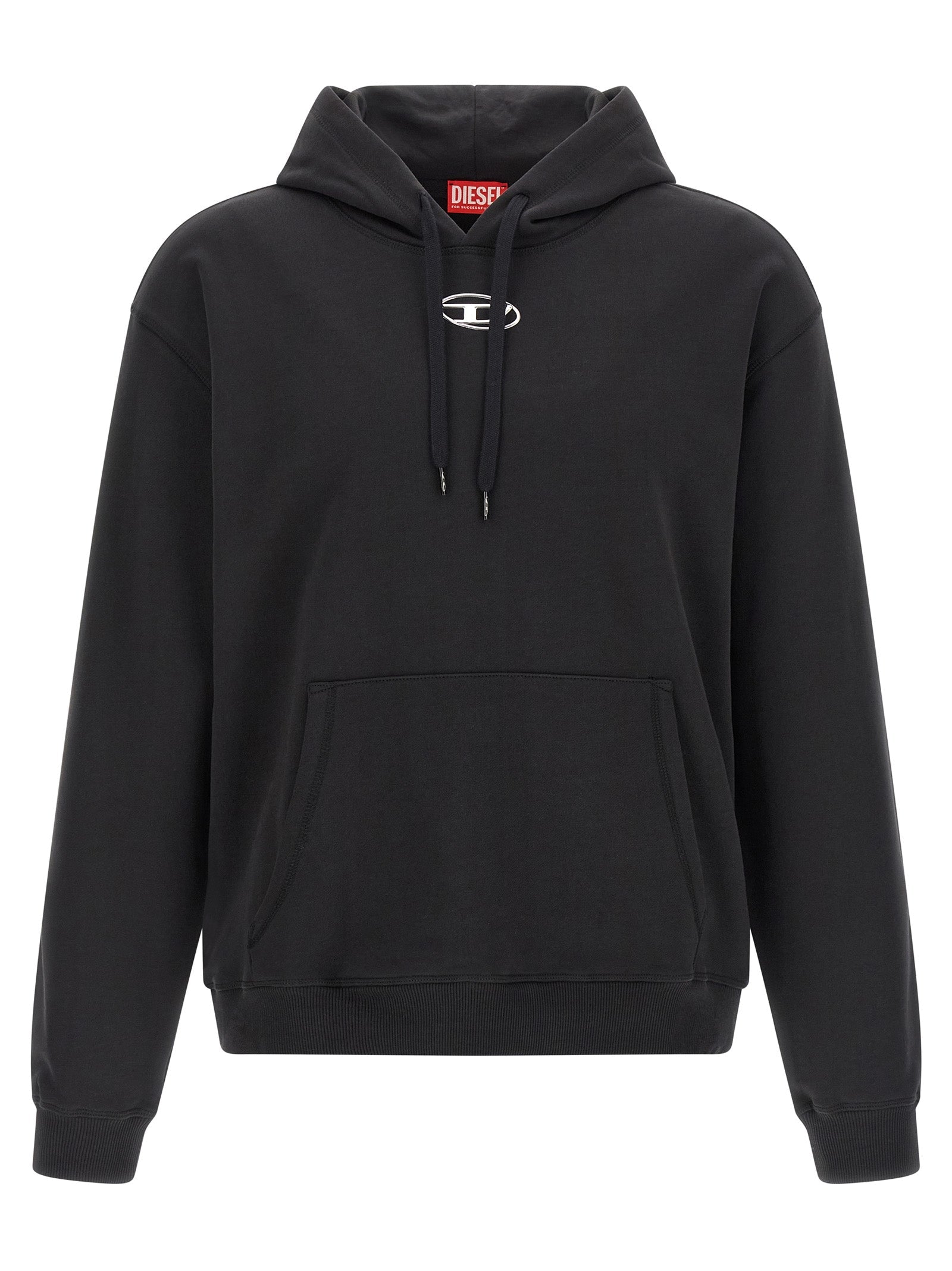 Diesel Black Cotton Sweatshirt Diesel
