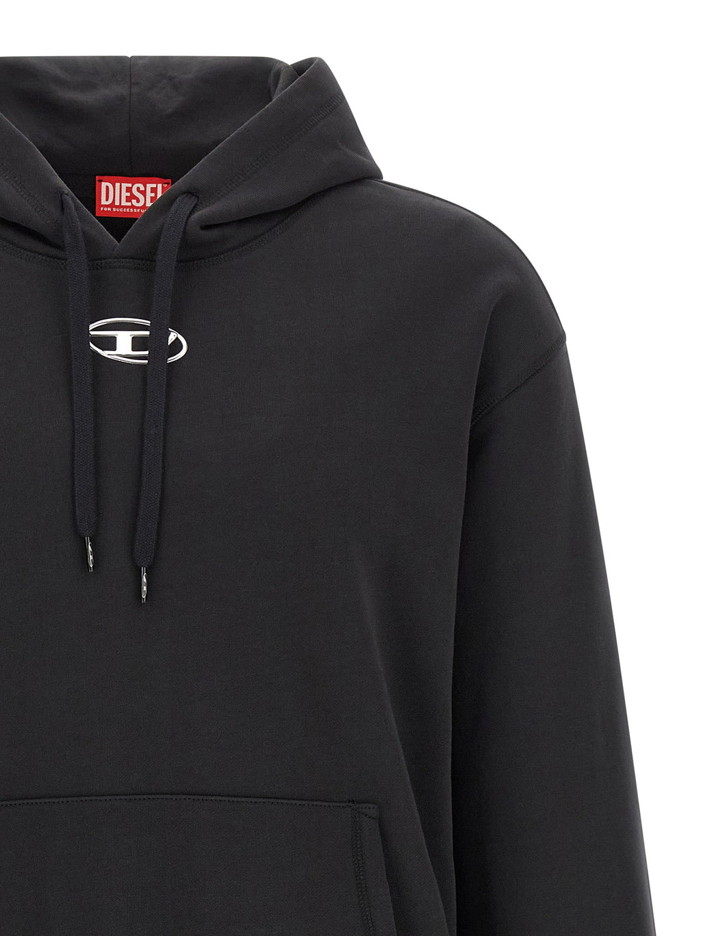 Diesel Black Cotton Sweatshirt Diesel