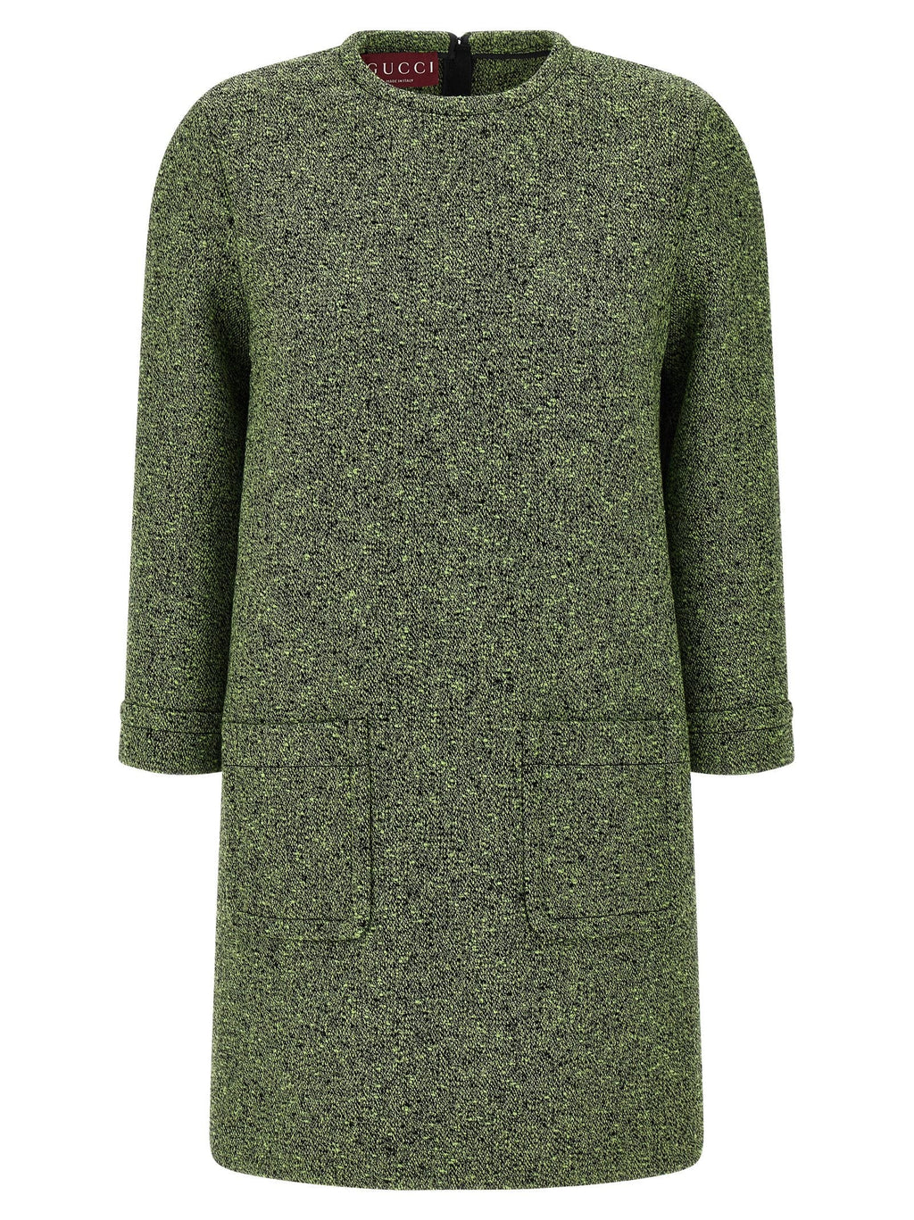 Gucci Bicolor Cotton Short Dress Gucci