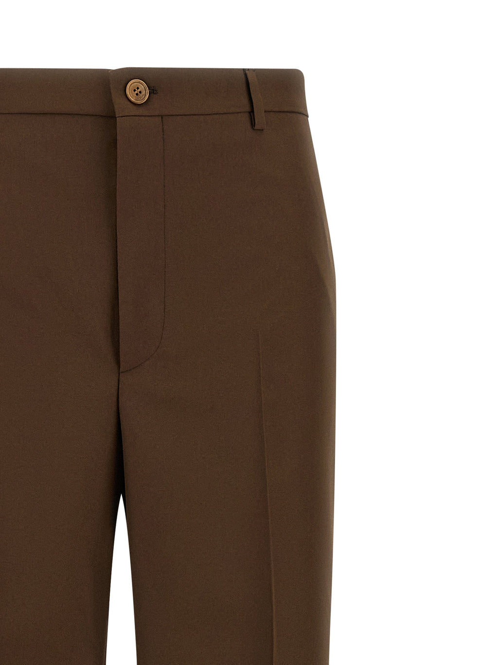 Gucci Brown Polyester Dress Pants Gucci