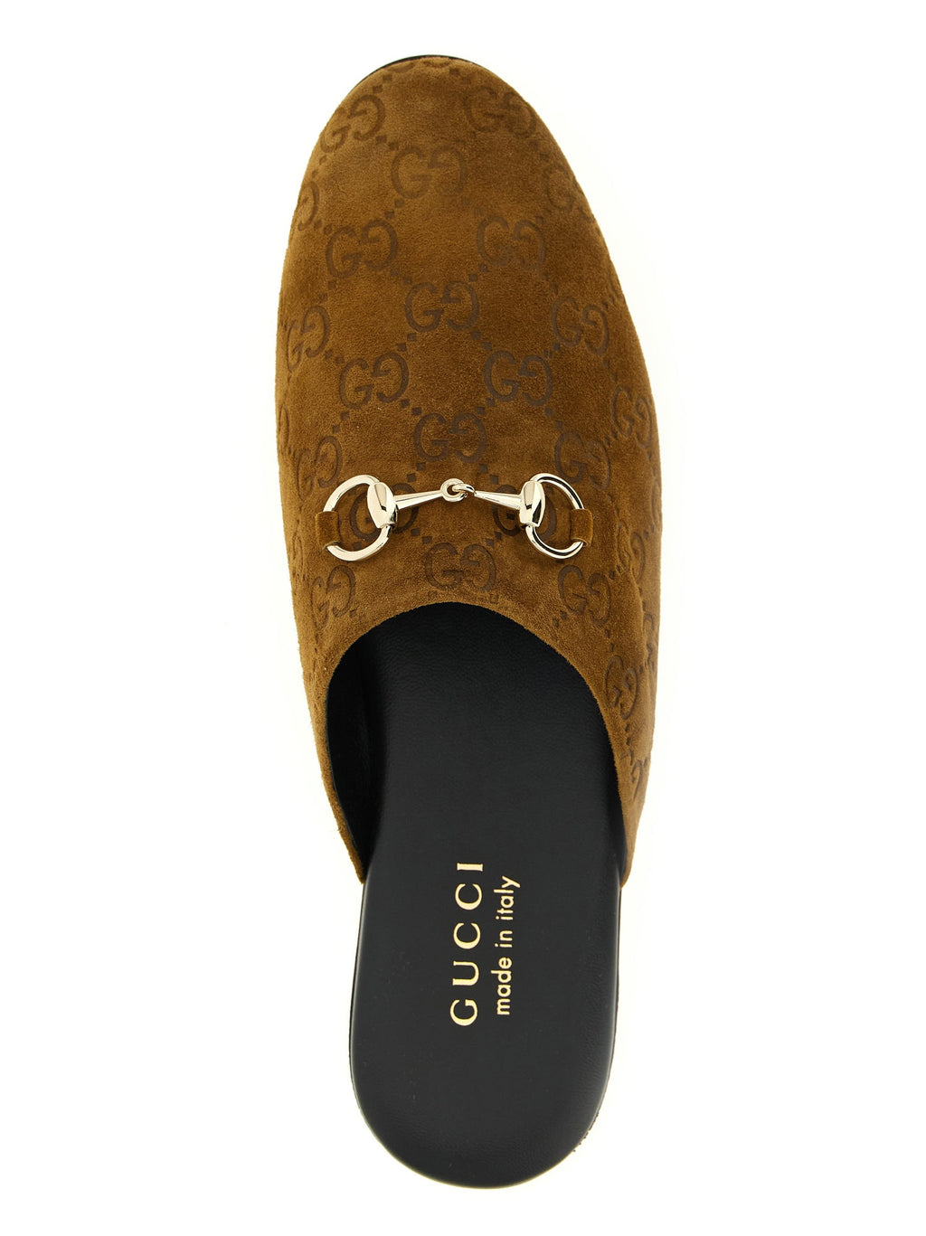 Gucci Brown Calfskin Mules Gucci