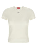 Diesel White Cotton T-Shirt Diesel