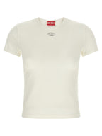 Diesel White Cotton T-Shirt Diesel
