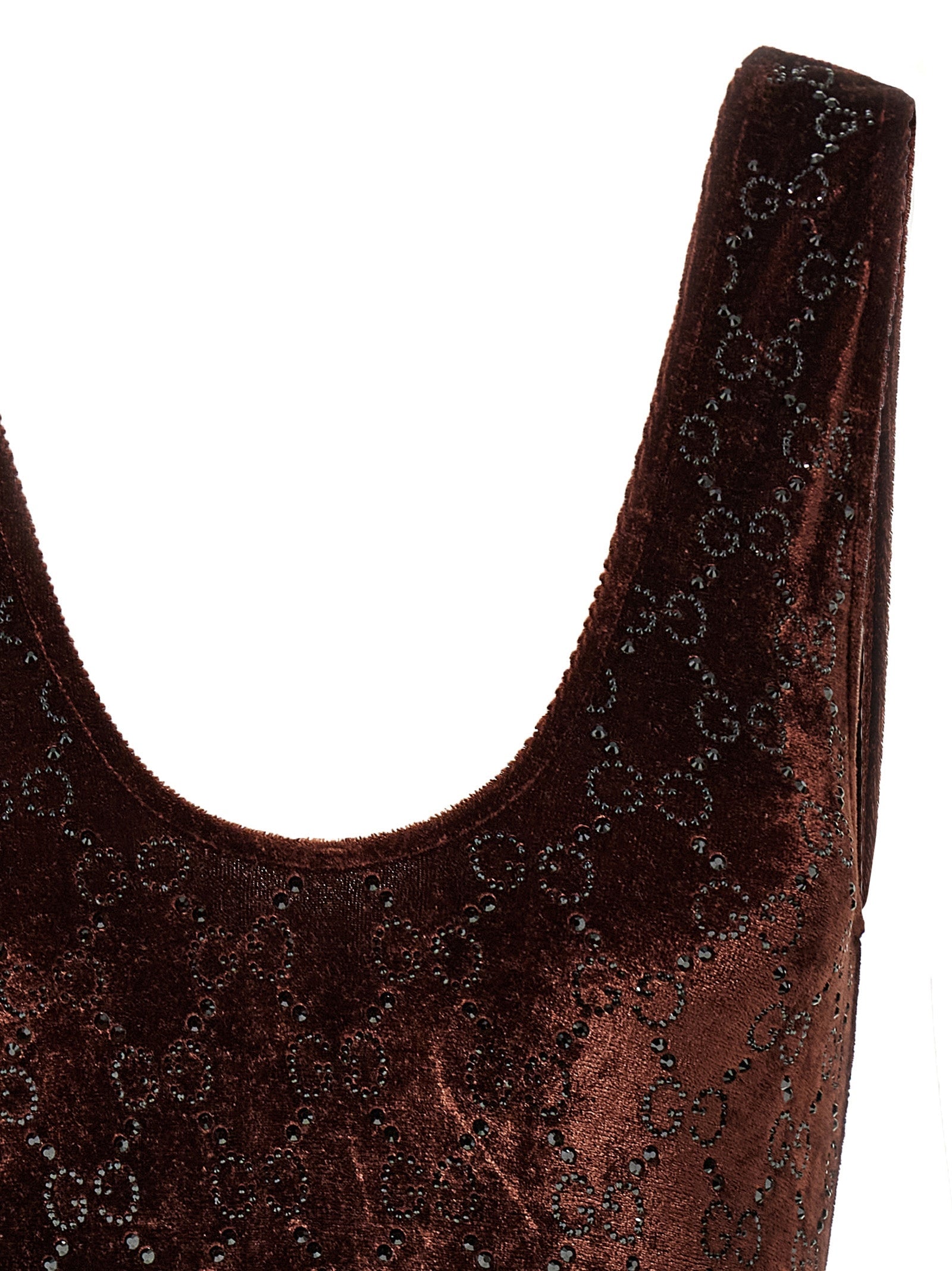 Gucci Brown Polyamide Bodysuit Gucci