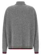 Gucci Gray Wool Cardigan Gucci