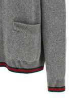 Gucci Gray Wool Cardigan Gucci