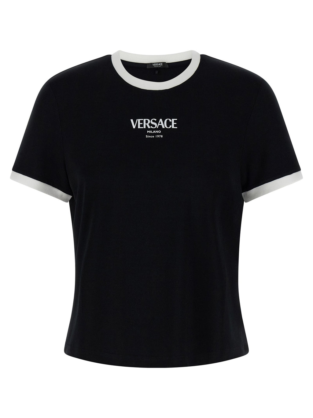Versace Bicolor Viscose T-Shirt Versace
