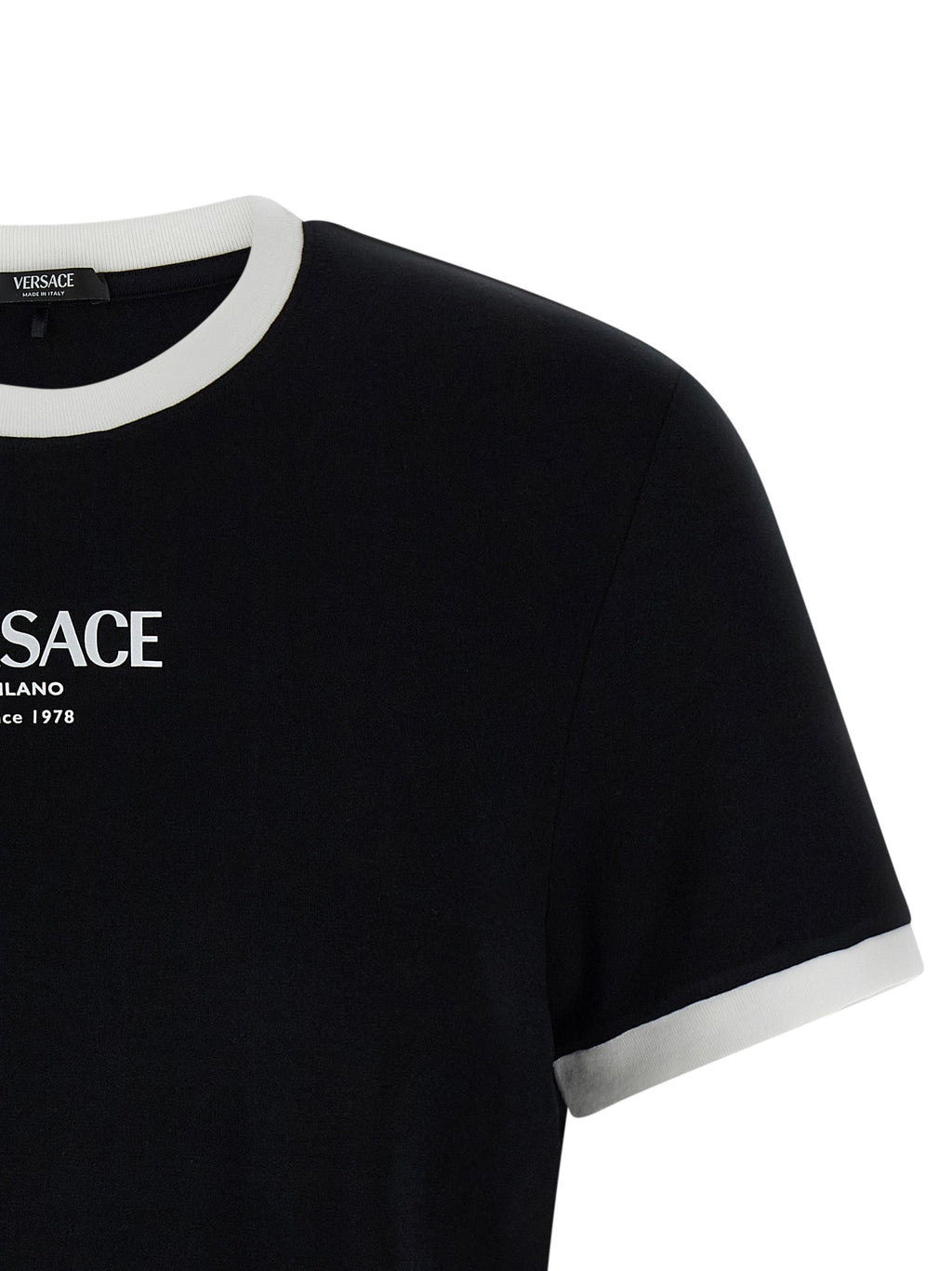 Versace Bicolor Viscose T-Shirt Versace