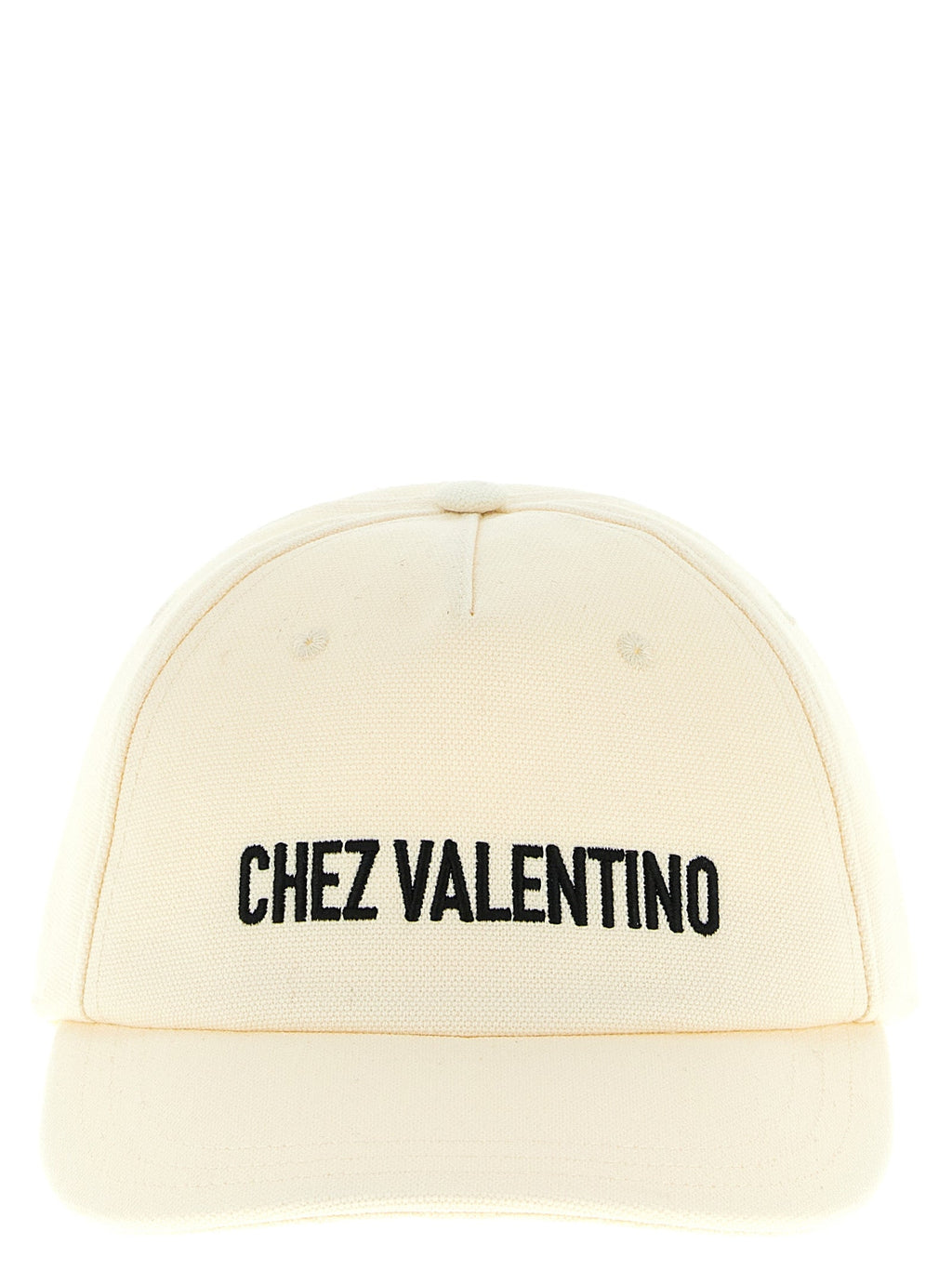 Valentino Garavani Beige Cotton Cap (Baseball Hat) Valentino Garavani