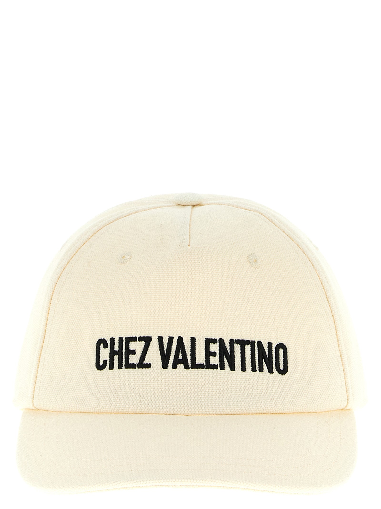 Valentino Garavani Beige Cotton Cap (Baseball Hat) Valentino Garavani