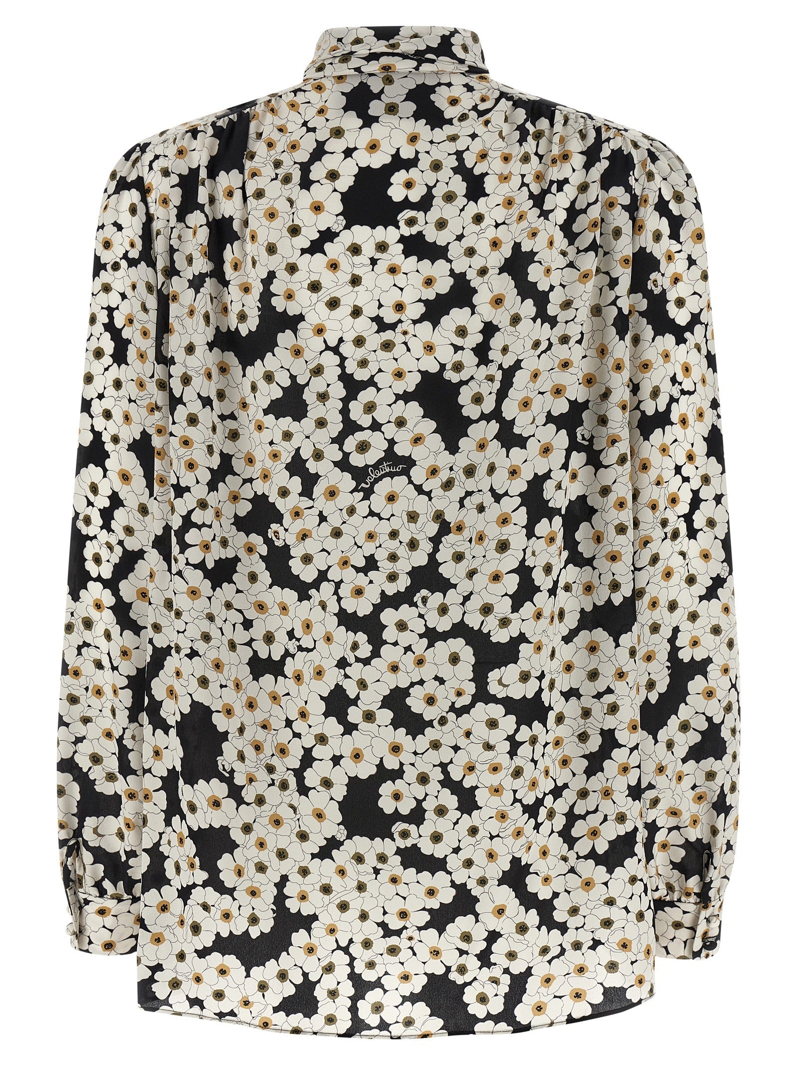 Valentino Garavani Bicolor Silk Blouse Valentino Garavani