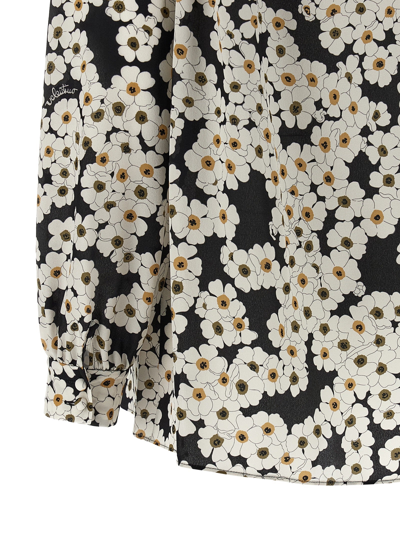 Valentino Garavani Bicolor Silk Blouse Valentino Garavani