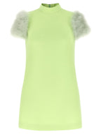 Valentino Garavani Bicolor Virgin Wool Short Dress Valentino Garavani