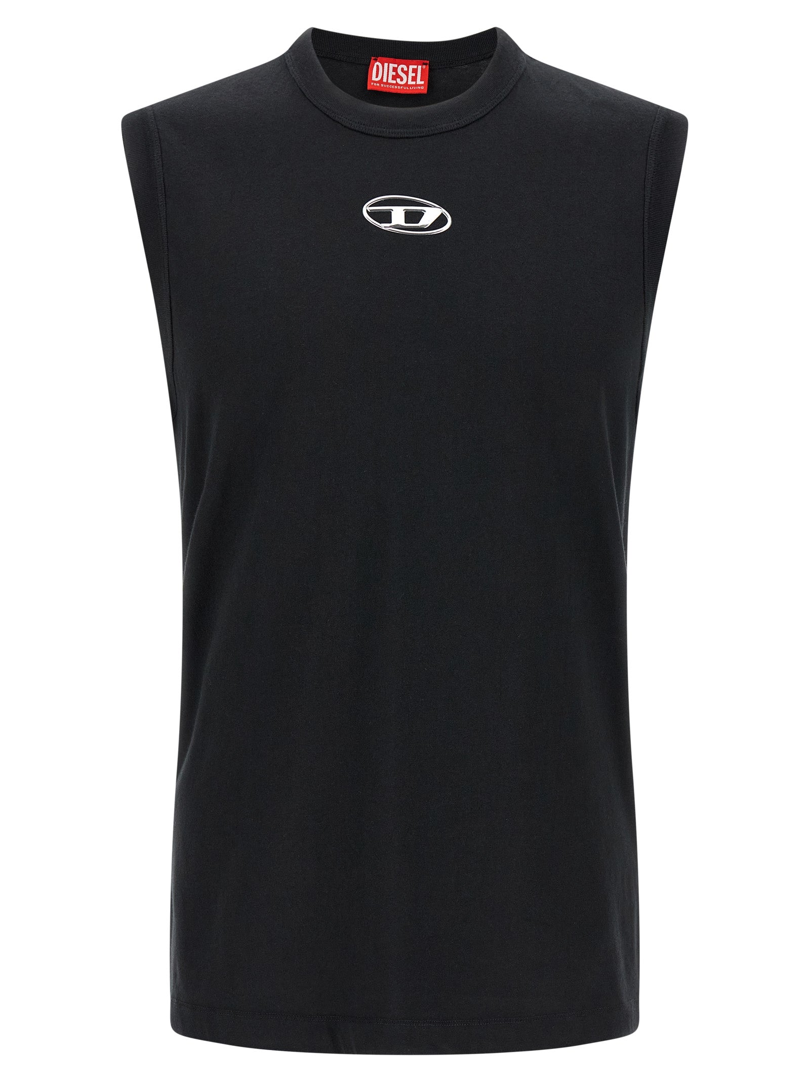 Diesel Black Cotton T-Shirt Diesel